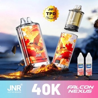 FALCON NEXUS 40K + 2 E-LIQUIDES 1000MAH 2+10ML / 2% - JNR
