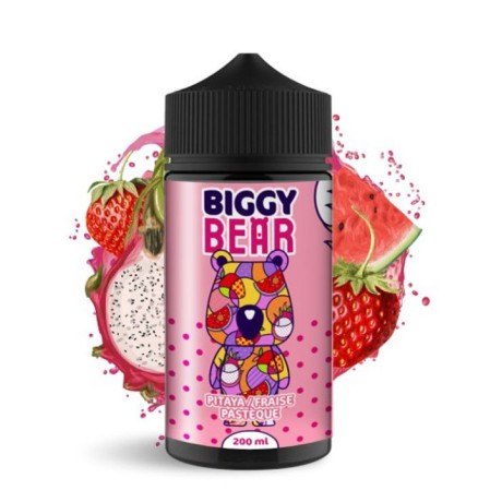 Pitaya Fraise Pastèque 200ml - Biggy Bear - 0mg