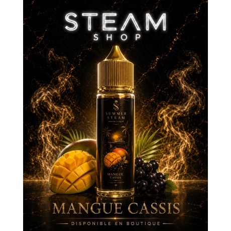 Summer steam: Mangue cassis Fresh 0mg