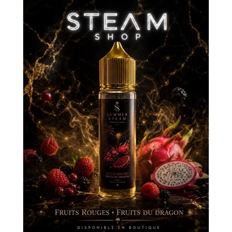 Summer steam: fruit rouges/fruit du dragon 50ML 0MG