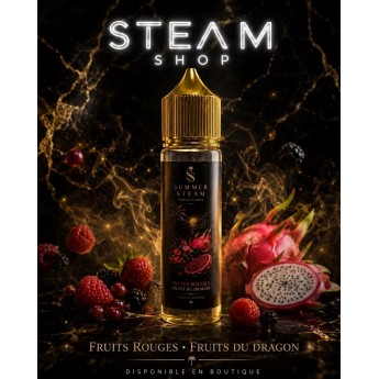 Summer steam: fruit rouges/fruit du dragon 50ML 0MG