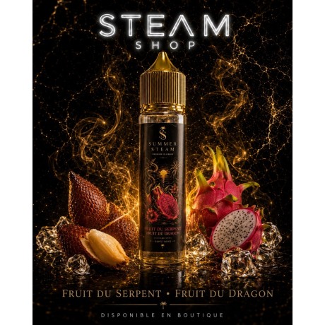 Summer steam: Fruit du serpent Fruit du dragon 50ML 0MG