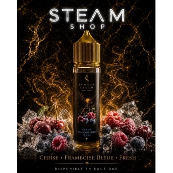 Summer steam: cerise framboise bleu fresh 50ML 0MG