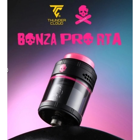 Bonza Pro RTA Black Pink Limited Edition 4/6ml 26.5mm - Thunder Cloud x Vaping Bogan