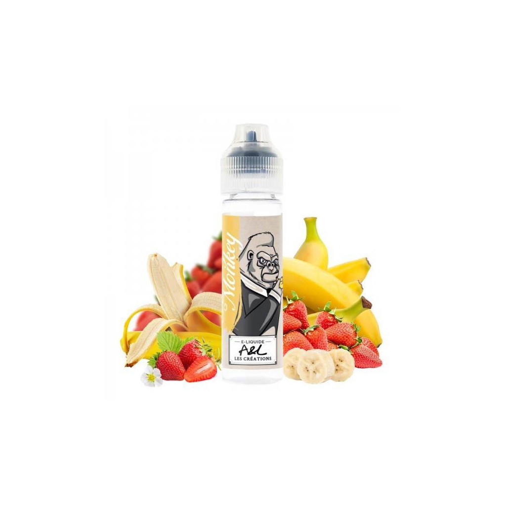 SWEETY MONKEY 50ML - LES CRÉATIONS/AROMES ET LIQUIDES 